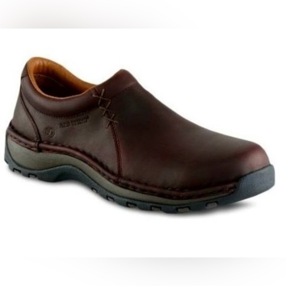 Red Wing Shoes Dark Brown Leather Mules